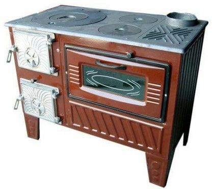 Отопительно-варочная печь МастерПечь ПВ-03 с духовым шкафом, 7.5 кВт в Урае