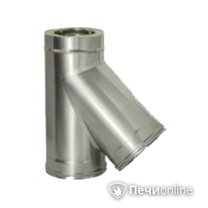 Дымоход Дымок Тройник 45° с изоляцией 0.5 мм. ТRFR45 200/280 в Урае