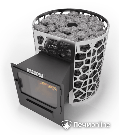 Дровяные печи-каменки Сабантуй Саванна Чугун 24 панорама в Урае