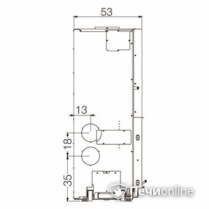 Каминная топка Edilkamin WINDO 120 nero в Урае