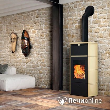 Печь-камин Edilkamin Flamma 24 kw V.C. Pergamena с Т/О в Урае