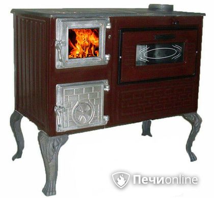 Отопительно-варочная печь МастерПечь ПВ-06 с духовым шкафом, 7.5 кВт в Урае