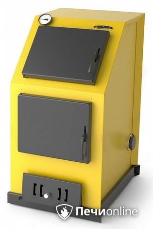 Твердотопливный котел TMF Оптимус Лайт 25кВт под АРТ и ТЭН желтый в Урае
