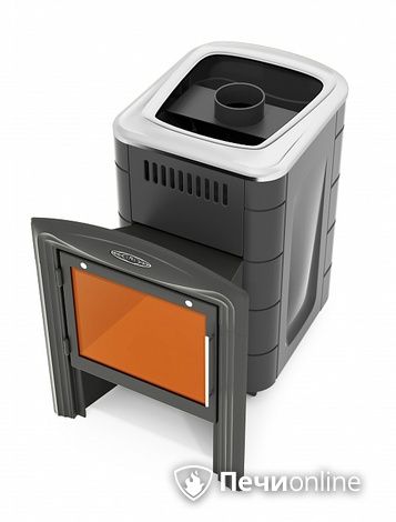 Дровяная банная печь TMF Компакт 2017 Inox Витра антрацит в Урае