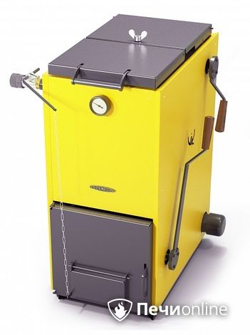 Твердотопливный котел TMF Цельсий Электро 16кВт АРТ ТЭН 6кВт желтый в Урае