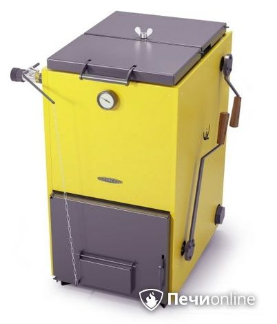 Твердотопливный котел TMF Цельсий Лайт 20кВт под АРТ и ТЭН желтый в Урае