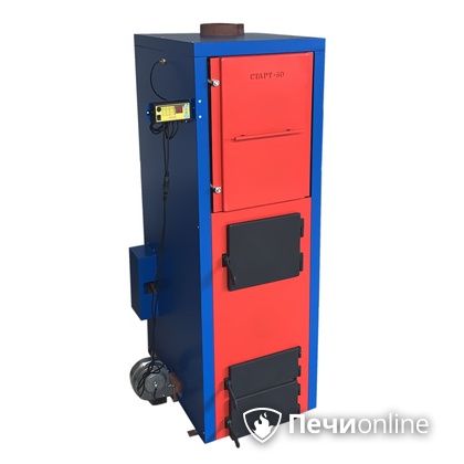 Твердотопливный котел длительного горения Старт 50-Long-MAX (левый) в Урае