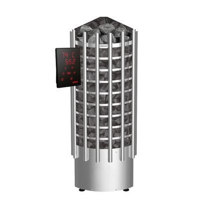 Электрокаменка для сауны Harvia Glow Corner TRC90XE c цифровой панелью управления в Урае