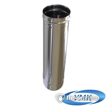 Дымоход УМК Труба D160 L=0,5 м 1,0 мм. нержавейка в Урае