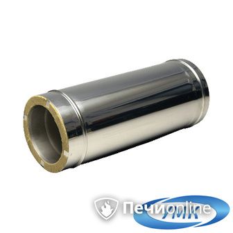 Дымоход УМК Сэндвич-труба 0,5м 160х220 Н+Н 0.5мм 0.5мм по воде в Урае