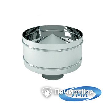 Дымоход УМК Оголовок с дефлектором D160х220 Н+Н 0.5мм 0.5мм по воде в Урае