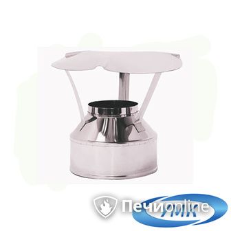 Дымоход УМК Оголовок D160х220 Н+Оц 0.5мм 0.5мм по воде в Урае