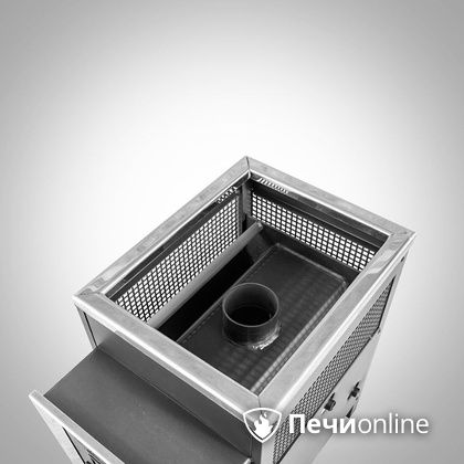 Дровяная банная печь Радуга ПБ-21 (встроенный теплообменник) 6 мм прочистная дверца в Урае