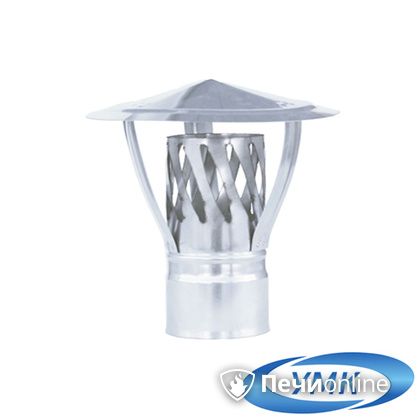 Дымоход УМК Зонт с искрогасителем D160 0.5 мм. нержавейка в Урае